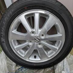 【取引中】エブリィワゴン  DA17W 純正アルミホイールタイヤ4本セット 14インチ