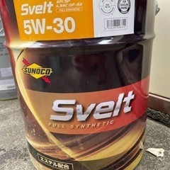 SUNOCO エンジンオイル　20ℓ缶　新品未開封　0w30 0w20 5w30