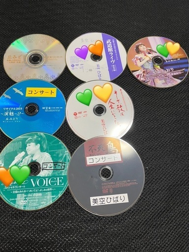 Track’s cd・dvdセット 島津亜矢 丘みどりなど6名DVDとCDセット