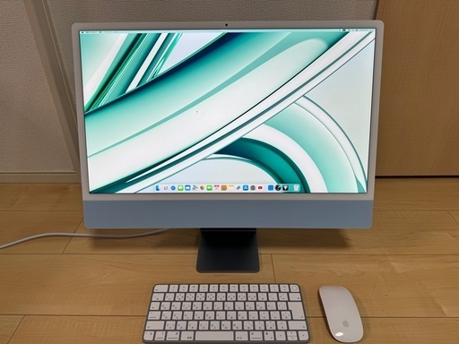iMac 24インチ M1 2021 ブルー 8GB 256GB Retina 4.5Kディスプレイ