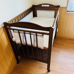 ベビーベッド サワの中古が安い！激安で譲ります・無料であげます  