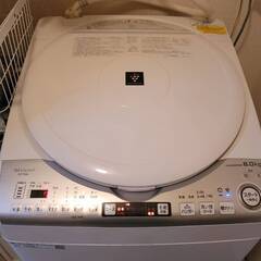 SHARP（シャープ） [縦型洗濯乾燥機 (洗濯8.0kg/乾燥4.5kg)]  ホワイト系