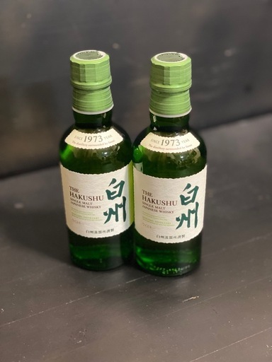 ウイスキー「白州」ミニボトル180ml×2本※未開封　【値下げ】