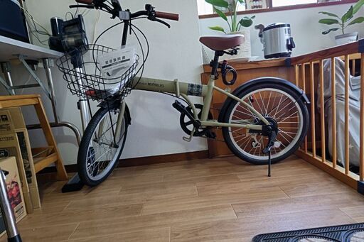 新品未使用  折りたたみギア付き自転車