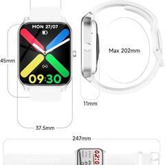 スマートウォッチ【通話機能付き＆Alexa音声2024】