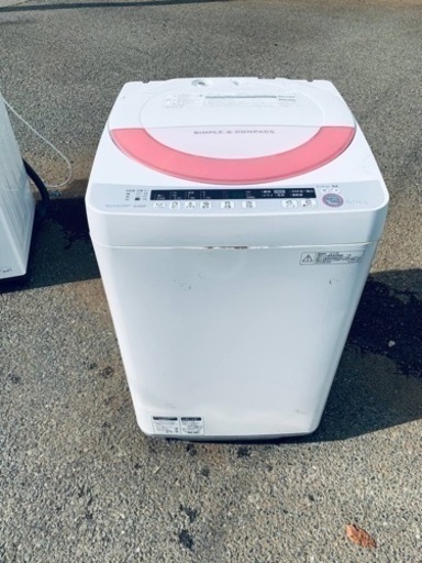 シャープ　全自動電気洗濯機 ES-GE60P-P