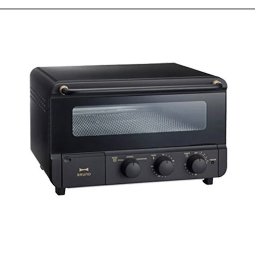 【新品未使用】BRUNO crassy+ Steam \u0026 Bake Toaster / ブラック