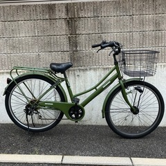 D440　★限定特価★ 中古自転車 【27.5インチ　ガクチャリ　グリーン】 D440 ☆限定特価☆ 中古自転車 【27.5インチ ガクチャリ グリーン】