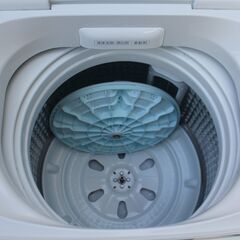 AQUA 全自動洗濯機ガラストップデザインモデル大容量7Kg 2021年製 美品