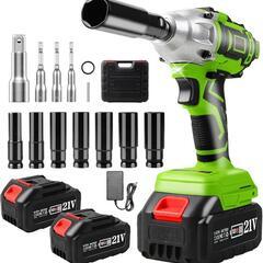 電動インパクトレンチ 充電式 21V 4000mAhバッテリー 700 N.m