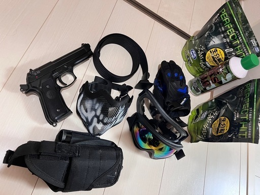 一度のみ使用！サバゲーセット②ハンドガン　装備