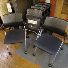 7-45 コクヨ ピエガ ミーティングチェア 6脚セット【引取限定・現状 