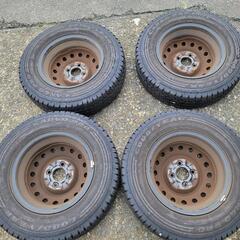 165R13 6PR LT ホイール付きタイヤ ４本