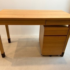 無印良品・木製デスク】