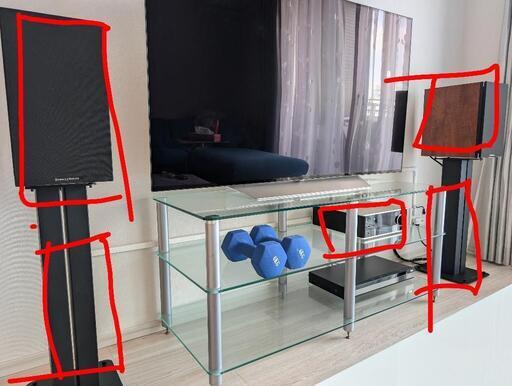 Bowers \u0026 Wilkins 685 S2とDenon DRA-100のシステムセット