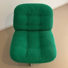 中古 IKEA DYVLINGE 一人用 ソファ グリーン ディヴリンゲ 回転