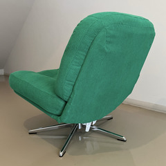 中古 IKEA DYVLINGE 一人用 ソファ グリーン ディヴリンゲ 回転