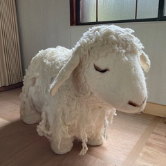 羊　オブジェ　制作途中
