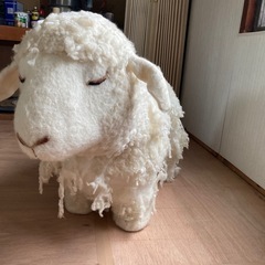 羊　オブジェ　制作途中