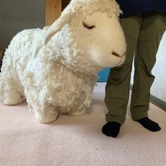 羊　オブジェ　制作途中