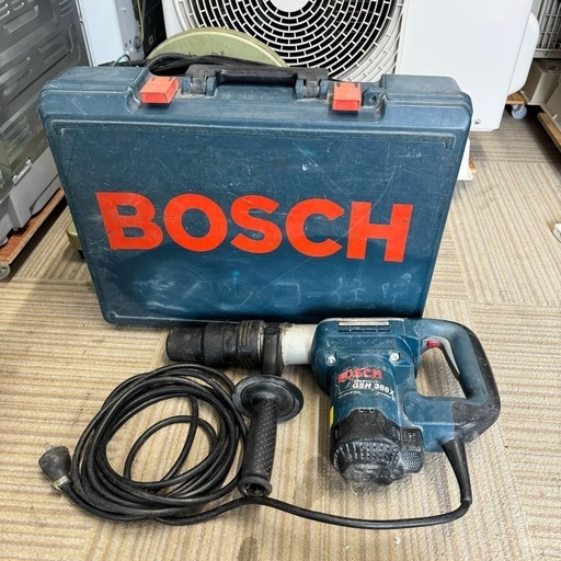【動作OK‼️】ボッシュ 六角軸 破つりハンマー GSH388X 電動工具 単相100V 50Hz 1050W はつり機 電動ハンマ