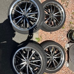 ANHELO CORAZON アルミホイール４本セット送料込みpcd100 4 アネーロコラソン 19インチ アルミホイール