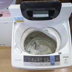 ◆HITACHI◆全自動洗濯機、NW-50C、5.0㎏、2018年製、動作確認済(保証３ヵ月）・洗浄・除菌済み【こちらは店舗です。浜村鹿野温泉ICから3分 買取本舗 宮本リサイクル 営業時間9～19時 定休日水曜のみ←連絡できませんm(_ _)m】
