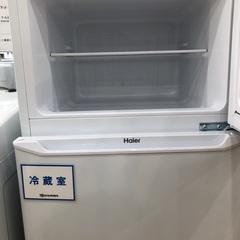 【半年間動作保証付き】Haier 2ドア冷蔵庫　130L 2020年製 ハイアール(Haier) 130L 右開き冷蔵庫 JR-N130C(K) ブラック