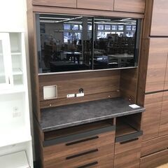 ☆ジモティ割あり☆ パモウナ レンジボード ブラウン H229×W120×D50 