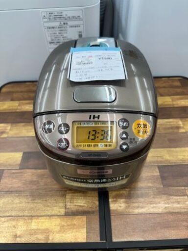 【ドリーム川西店御来店限定】 象印 炊飯器 NP-GH05 3合 2018年製 動作確認／クリーニング済み 【2002119255600362】
