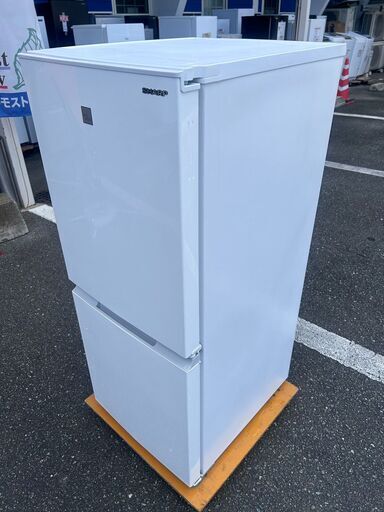 安心の1年保証付！！ SHARP 2ドア冷蔵庫 SJ-15E8-KW 2021年製