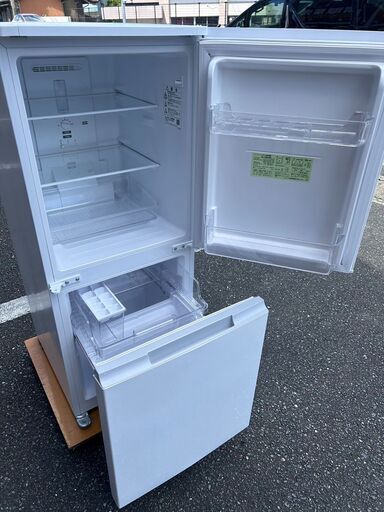 安心の1年保証付！！ SHARP 2ドア冷蔵庫 SJ-15E8-KW 2021年製