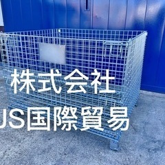 新品メッシュパレット 網カゴ 折りたたみ