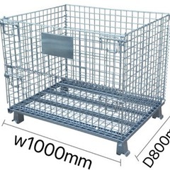新品メッシュパレット　網カゴ　折りたたみ