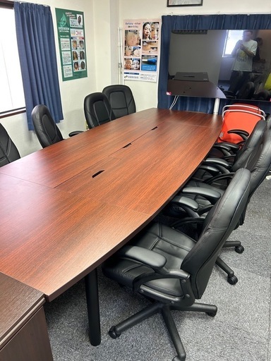 値段相談可\nミーティング テーブル テーブ大型 8人 - ダイニングセット 