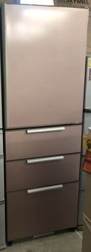【鹿児島市リサイクルストアスターズ吉野店】【中古】AQUA 4ドア冷蔵庫　３５５L ハイアールアクアセールス株式会社　２０１４年製　ピンク　AQR-SD36C（P）