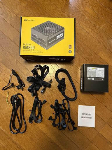 Corsair RM850-2019- 850W PC電源ユニット 80PLUS GOLD