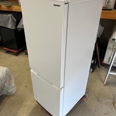 【付け替え両開き】2023年製SHARPノンフロン2ドア冷蔵庫179L/ホワイト/配送設置可能