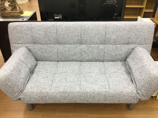 ☆ジモティー割引有☆ニトリ ソファベッド マークスAM GY