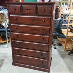 クリエイトファニチャー｜北海｜ハイチェスト85｜7段チェスト