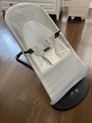 ベビービョルン♡バウンサー♡バランス ソフト♡メッシュ素材♡Air シルバーホワイト