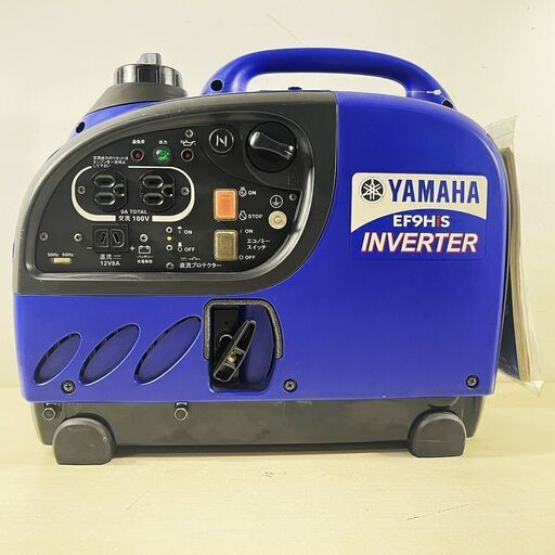 【未使用品】YAMAHA ヤマハ インバータ発電機 EF9HiS 0.9kVA [50Hz/60Hz] 直流12V-8A付 充電コード標準装備 防音型