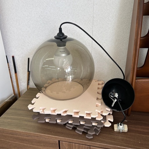 IKEA ガラスランプシェード