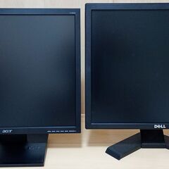 19インチモニタ 2個セット DELL E190sb／ACER ...