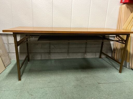 長テーブル 会議テーブル 会議机 折りたたみ式 事務用品 塾 幅180cm×奥行75cm×高さ70cm