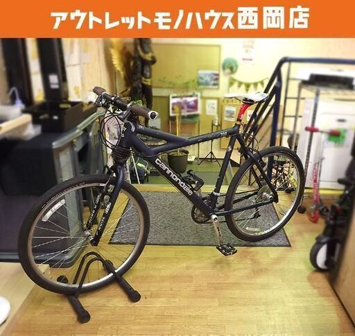 名機 キャノンデール KILLER V700 ハードテール MTB hand made USA 大きいサイズ シートチューブ550mm トップチューブ600mm フロント3段×リア8段 24段変速 26インチ 自転車 マウンテンバイク 札幌市 豊平区 西岡