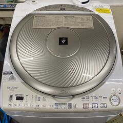 【冬前値下げキャンペーン】Z1446　分解清掃済み　シャープ　洗濯機　洗濯乾燥機　2012年製　ES-TX920　洗濯9㎏　乾燥4.5㎏　札幌　送料B 　倉庫型リサイクルれお　東区本町店