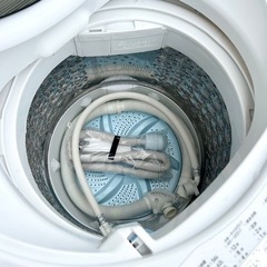 札幌市内配送可 美品 21年製 東芝 TOSHIBA 7kg 全自動洗濯機 AW-7GM1BK グランホワイト