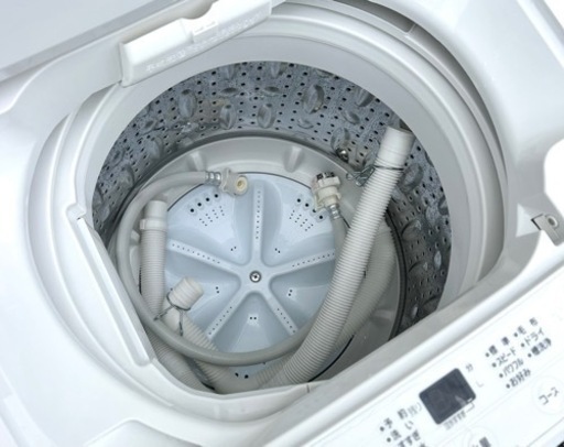 札幌市内配送可 美品 23年製 YAMADA ヤマダ電機 6kg 全自動洗濯機 YWM  