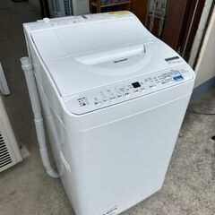 動作保証あり】SHARP シャープ 2024年 ES-T6E3 6.5kg / 3.5kg 洗濯乾燥機【